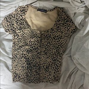 Cheetah brandy tee